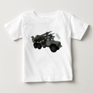 T-shirt Pour Bébé Illustration de la caricature d'un véhicule à miss