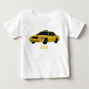 T-shirt Pour Bébé Illustration de taxi