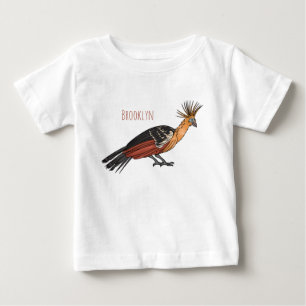 T-shirt Pour Bébé Illustration d'oiseau Hoatzin