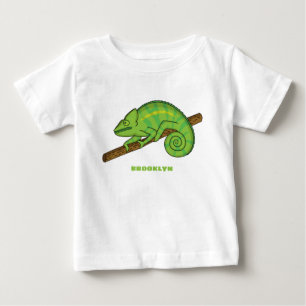 T-shirt Pour Bébé Illustration du caméléon de la parson 