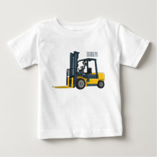 T-shirt Pour Bébé Illustration du chariot élévateur