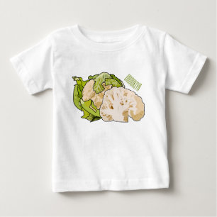 T-shirt Pour Bébé Illustration du chou-fleur