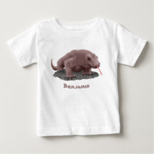 T-shirt Pour Bébé Illustration du dragon de Komodo