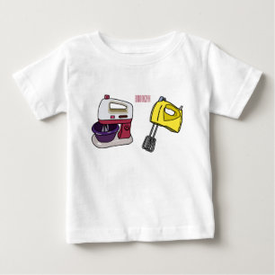 T-shirt Pour Bébé Illustration du mixer