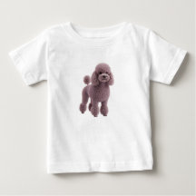 Illustration numérique de Poodle Violet