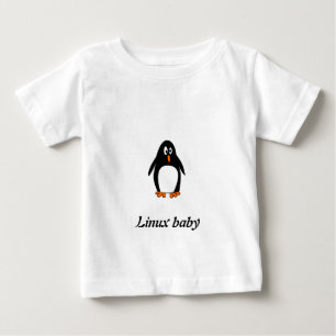 T-shirt Pour Bébé Image de tux de Linux de pingouin