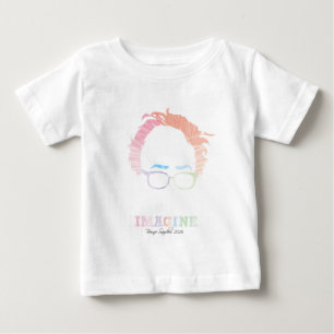 T-shirt Pour Bébé Imaginez Bernie Sanders 2016 - aquarelles