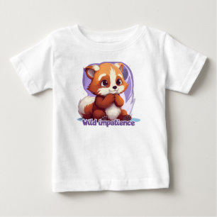T-shirt Pour Bébé Impatience folle - Wild impatience
