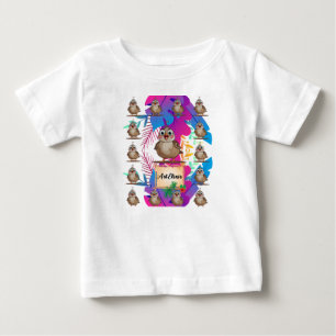 T-shirt Pour Bébé Impression couleur Quail