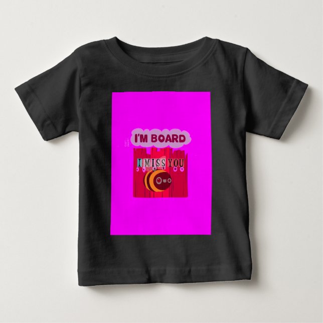 T-shirt Pour Bébé Impression d'abeilles (Devant)