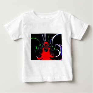T-shirt Pour Bébé Impression d'art fluide Kaleidoscope