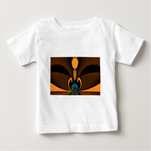 T-shirt Pour Bébé Impression de contraste de couleur Abstraite