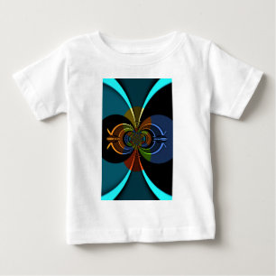 T-shirt Pour Bébé Impression d'une éclatement de couleur Abstraite