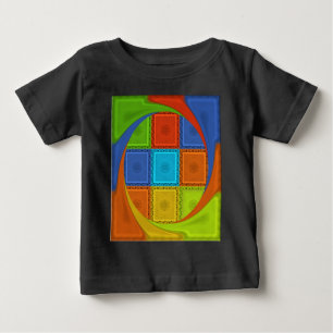 T-shirt Pour Bébé Imprimer À damiers