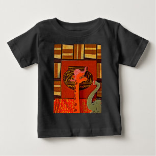 T-shirt Pour Bébé Imprimer Casquette Giraffe