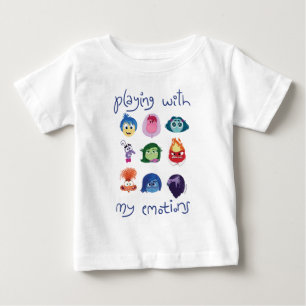 T-shirt Pour Bébé Inside Out 2 Jouer Avec Mes Émotions Graphique