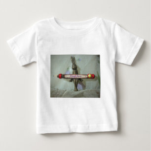 T-shirt Pour Bébé Inspirational Rabbit : Always Love Sign Art Print