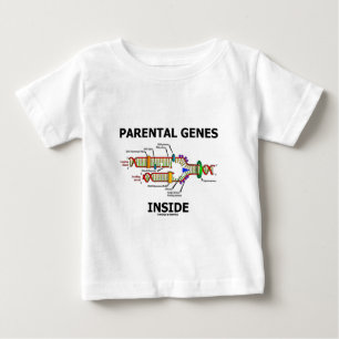 T-shirt Pour Bébé Intérieur parental de gènes (reproduction d'ADN)