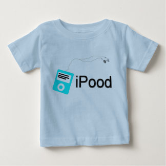 T-shirt Pour Bébé ipood-bleu