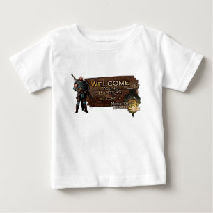 T-shirt Pour Bébé Ironbeard McCullough, Bienvenue jeunes chasseurs à