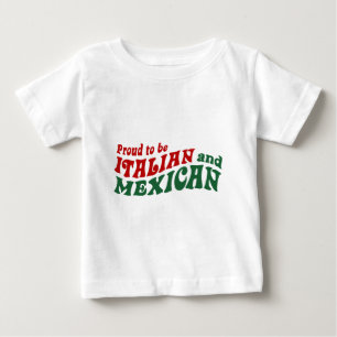 T-shirt Pour Bébé Italien mexicain