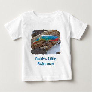 T-shirt Pour Bébé J & H "WIG LIT" Vintage de leurres d'eau salée