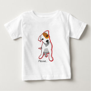 T-shirt Pour Bébé Jack doux Russell Puppie "svp "
