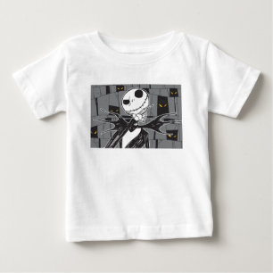 T-shirt Pour Bébé Jack Skellington Éffrayant Arrière - plan oculai