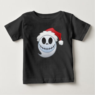 T-shirt Pour Bébé Jack Skellington Père Noël Emoji