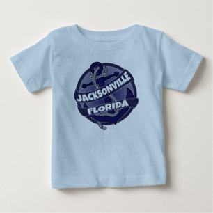T-shirt Pour Bébé Jacksonville Florida ancre bébé romper tenue
