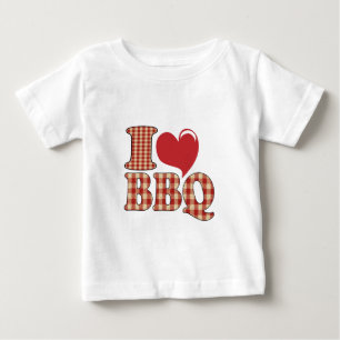 T-shirt Pour Bébé J'adore le BBQ