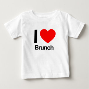 T-shirt Pour Bébé j'adore le brunch