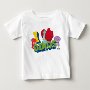 T-shirt Pour Bébé J'adore les dinos Dino Ranch