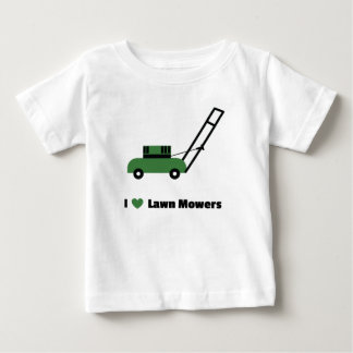 T-shirt Pour Bébé J'adore les tondeuses à gazon