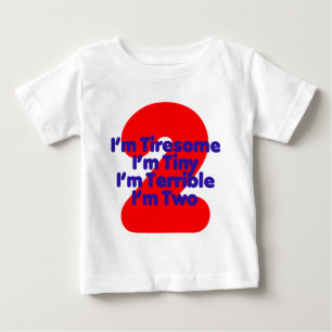 T-shirt Pour Bébé J'ai deux ans