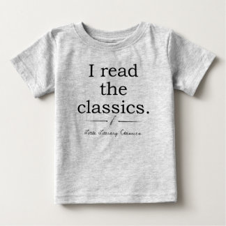 T-shirt Pour Bébé J'ai lu les classiques logo bébé chemise enfant