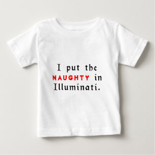 T-shirt Pour Bébé J'Ai Mis La Mignonne Dans Illuminati