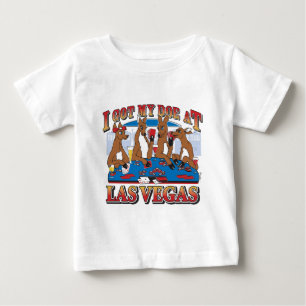 T-shirt Pour Bébé J'ai mon dod à Las Vegas