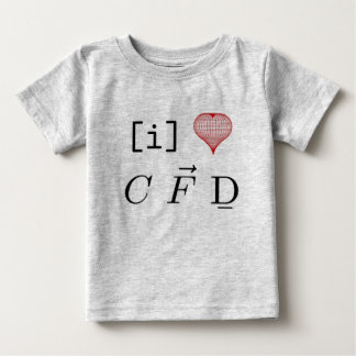 T-shirt Pour Bébé J'aime CFD