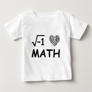 T-shirt Pour Bébé J'aime des maths