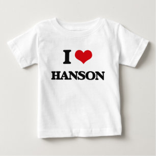 T-shirt Pour Bébé J'aime Hanson