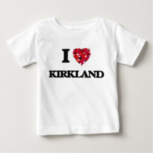 T-shirt Pour Bébé J'aime Kirkland