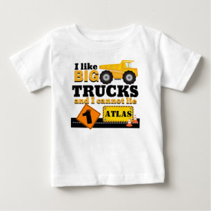 T-shirt Pour Bébé J'aime la grande chemise d'anniversaire de