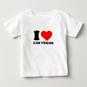 T-SHIRT POUR BÉBÉ J'AIME LAS VEGAS