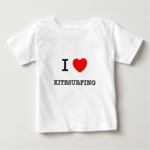 T-shirt Pour Bébé J'aime le kitesurf