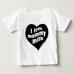 T-shirt Pour Bébé J'aime le lait de maman