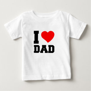 T-SHIRT POUR BÉBÉ J'AIME LE PÈRE