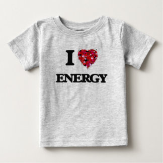 T-shirt Pour Bébé J'aime l'ÉNERGIE