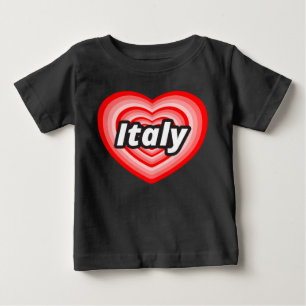 T-shirt Pour Bébé J'aime l'Italie