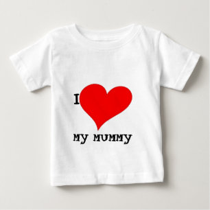 T-SHIRT POUR BÉBÉ J'AIME MA MUMMY
